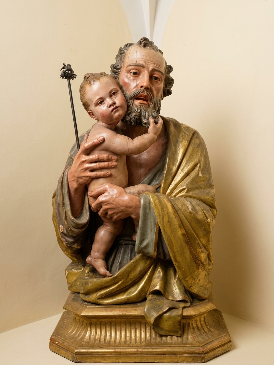 Opera d'arte antica in esposizione da Antichità Costantino Evangelista a Napoli