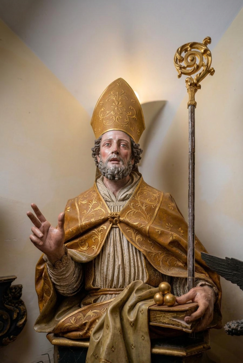 Opera d'arte antica in esposizione da Antichità Costantino Evangelista a Napoli
